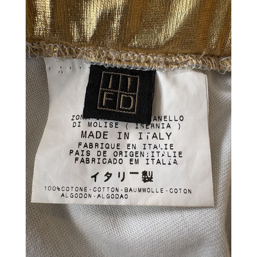 Y2K Just Cavalli Gold Daisy Midi Skirt M - Picture 6 of 6